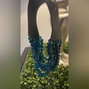 Elegant Fairchild, Baldwin, Bella Blue Beaded Necklace